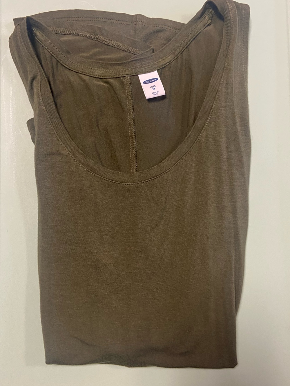Olive Green Old Navy Tank Top - Picture 2 of 3